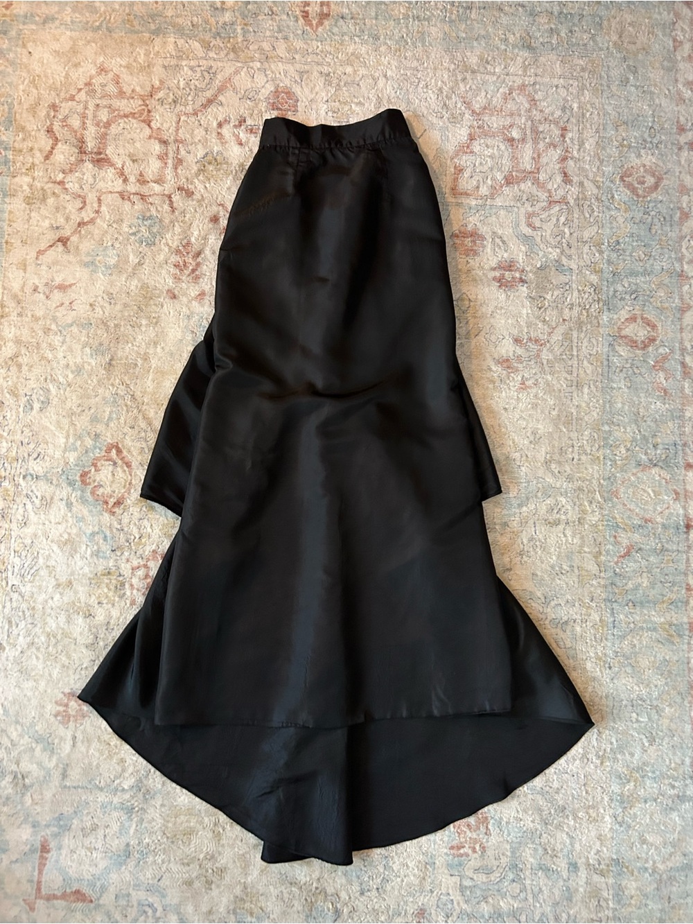Jessica McClintock GunneSax Black High-Low Skirt